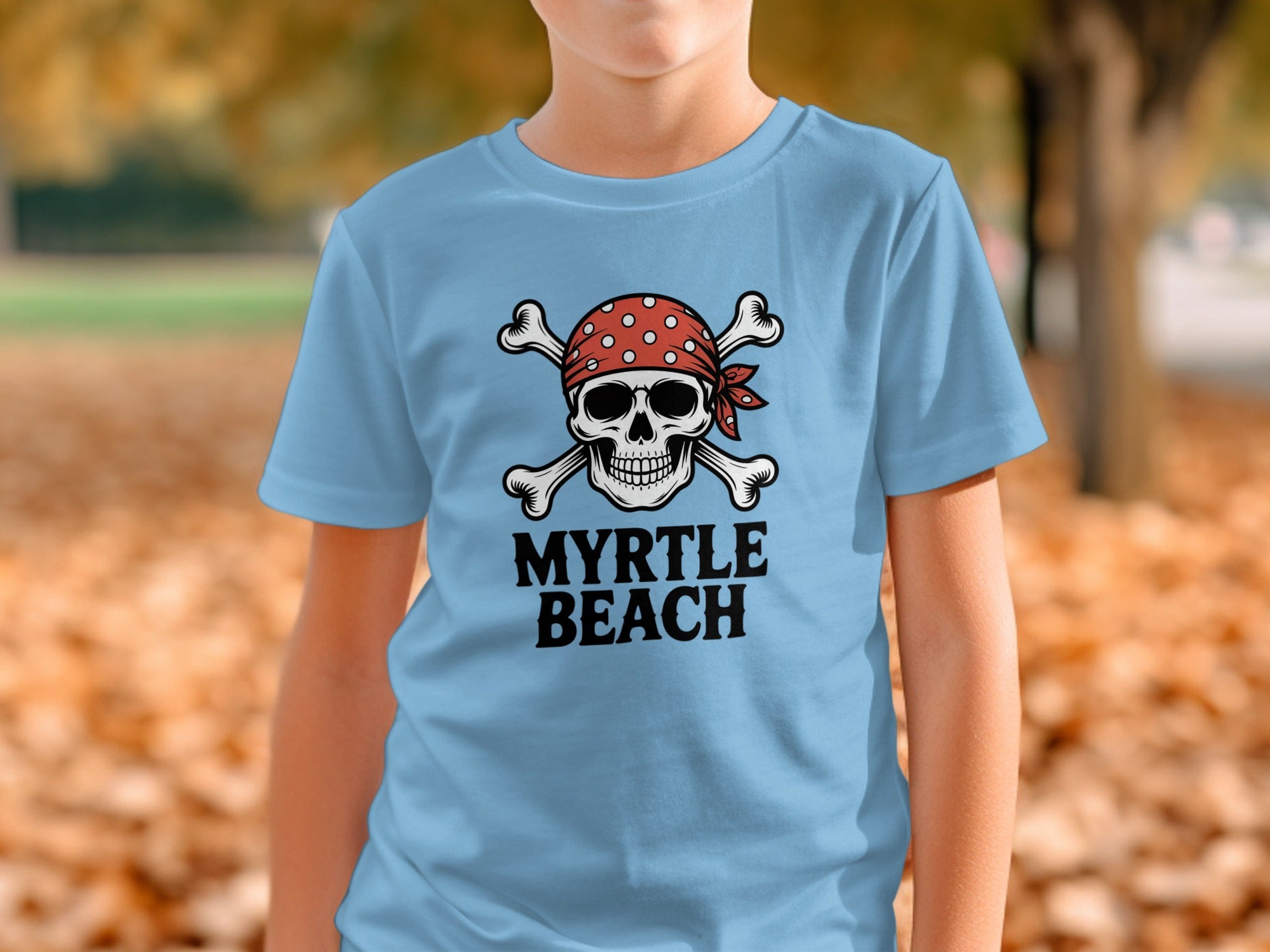 Myrtle Beach Skull Pirate Design T-shirt product type