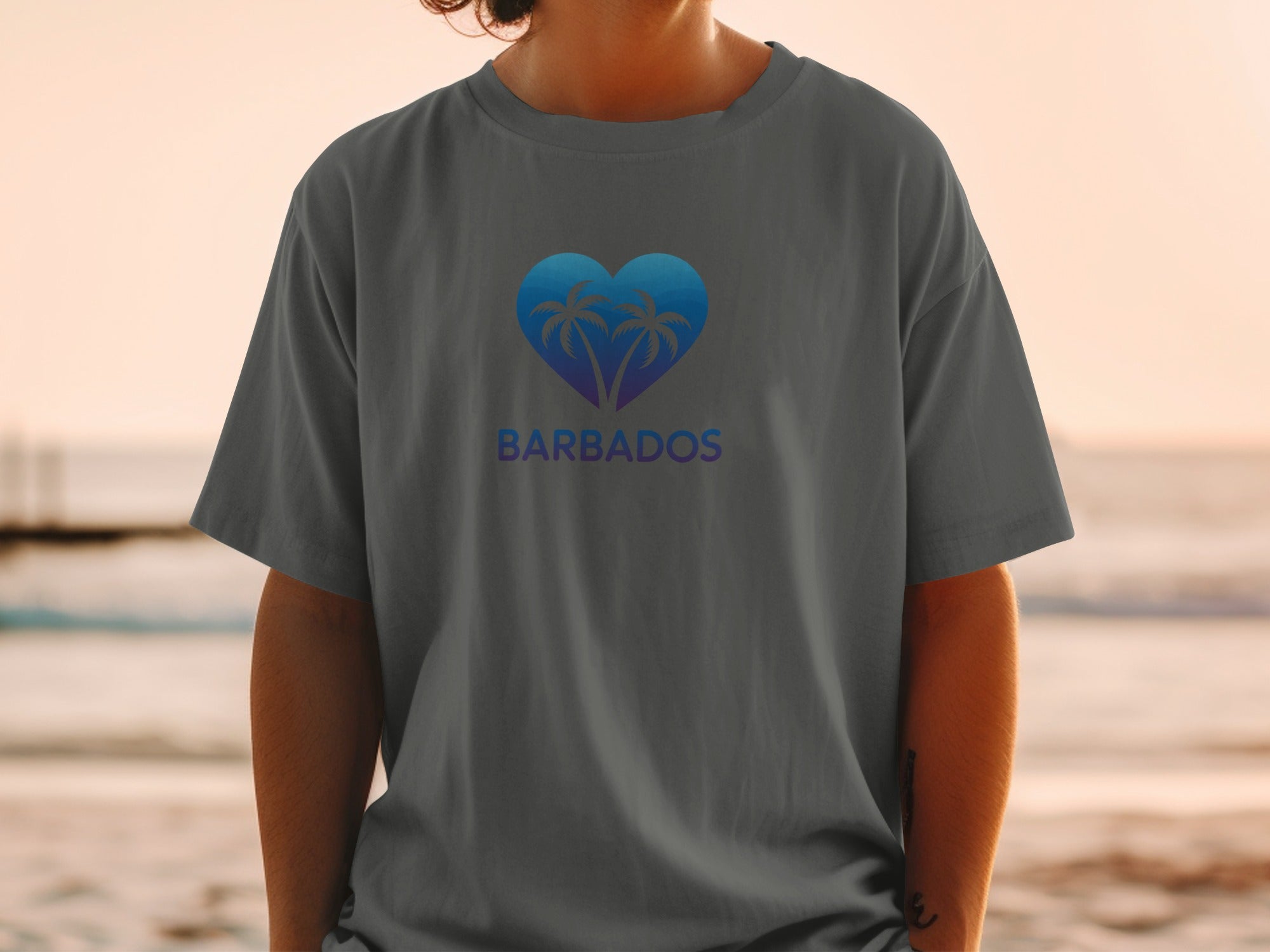 Heart Palm Trees Barbados T-shirt product