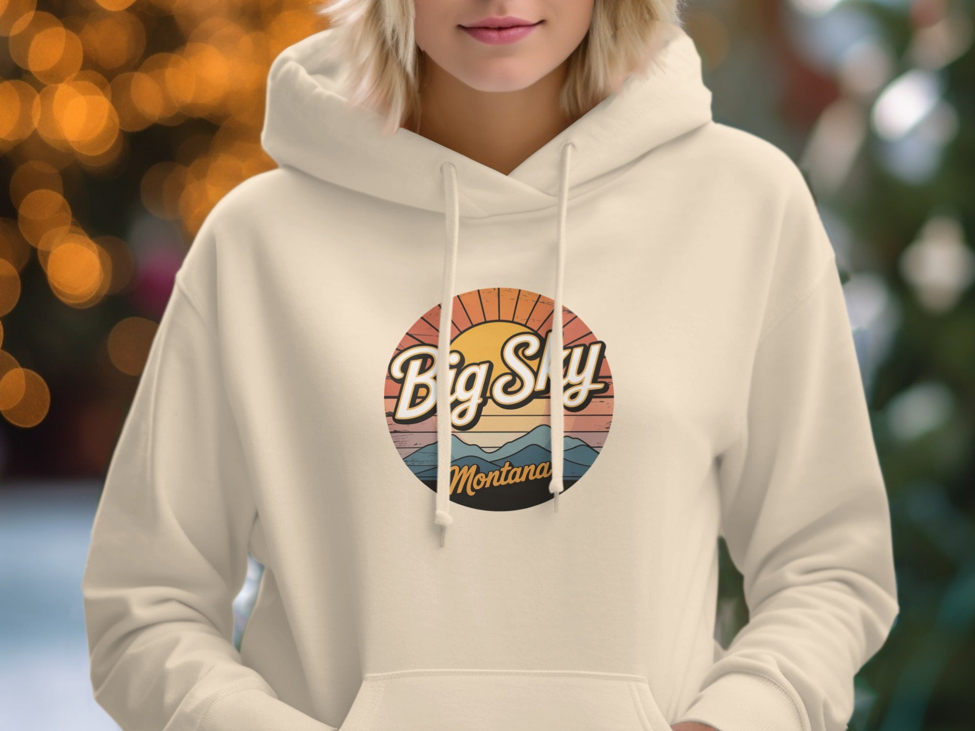 Big Sky Montana Graphic Hoodie with Vibrant Design
