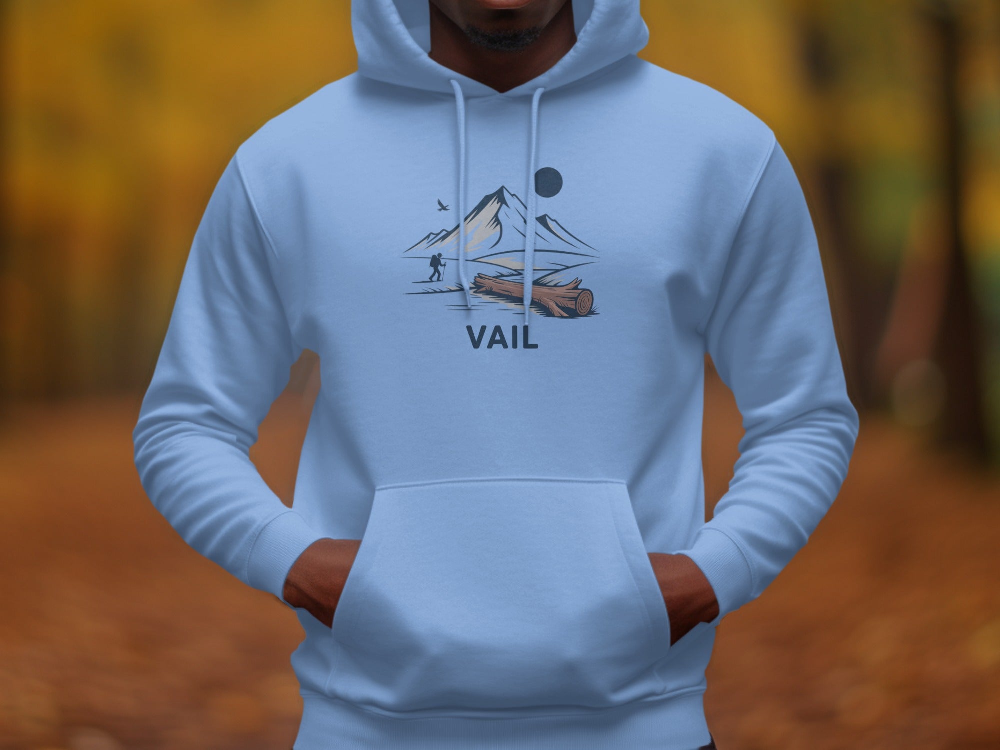 Vail Mountain Graphic Casual Hoodie Sweatshirt product