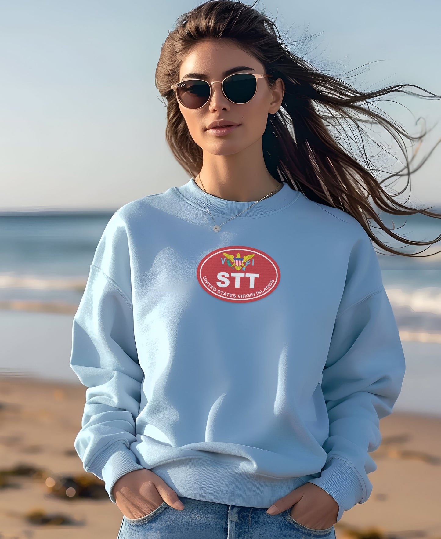 Stylish Cozy Beach-Ready Sweatshirt for Casual Product