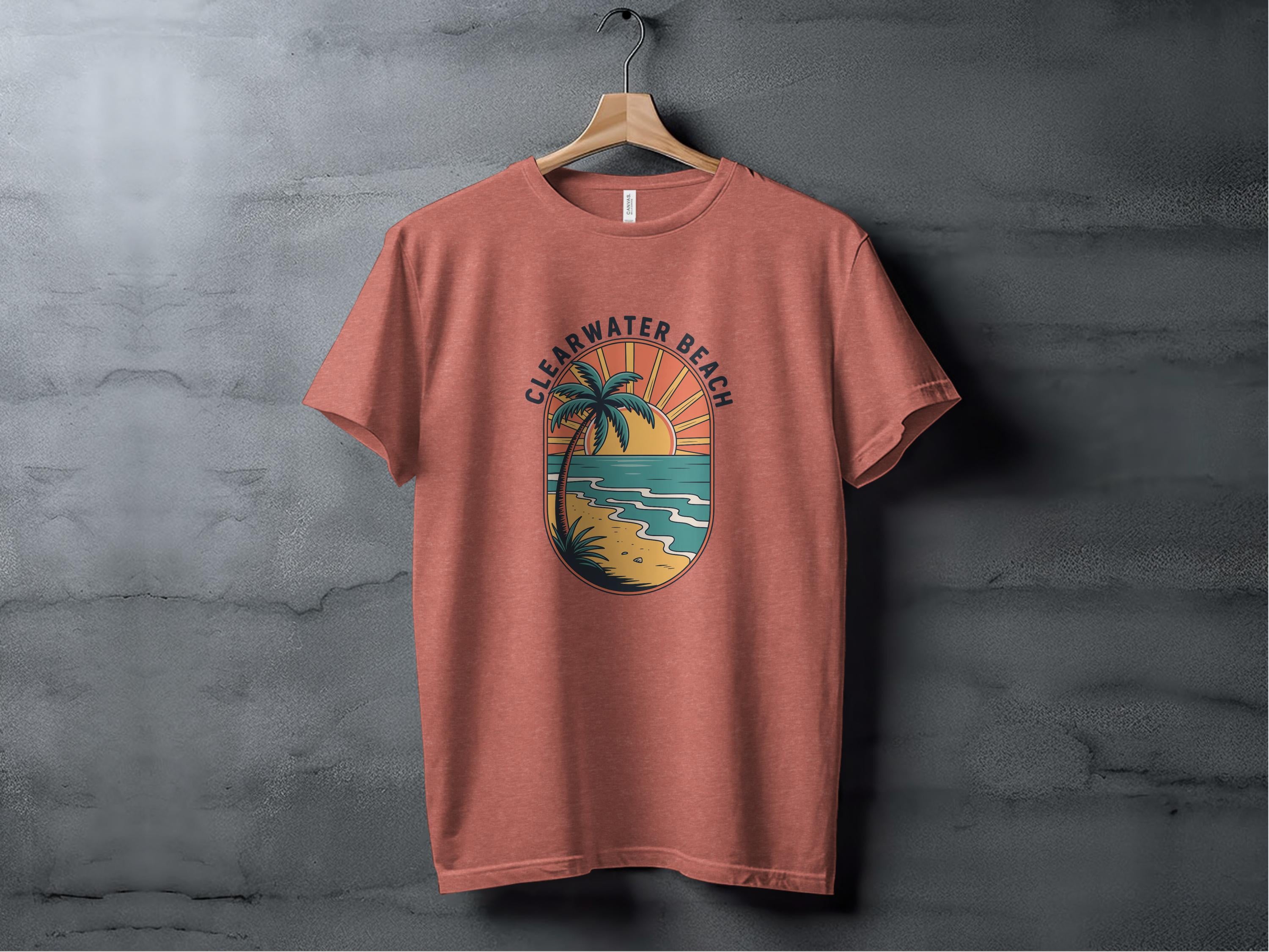 Clearwater Beach Sunset Graphic T-shirt product type