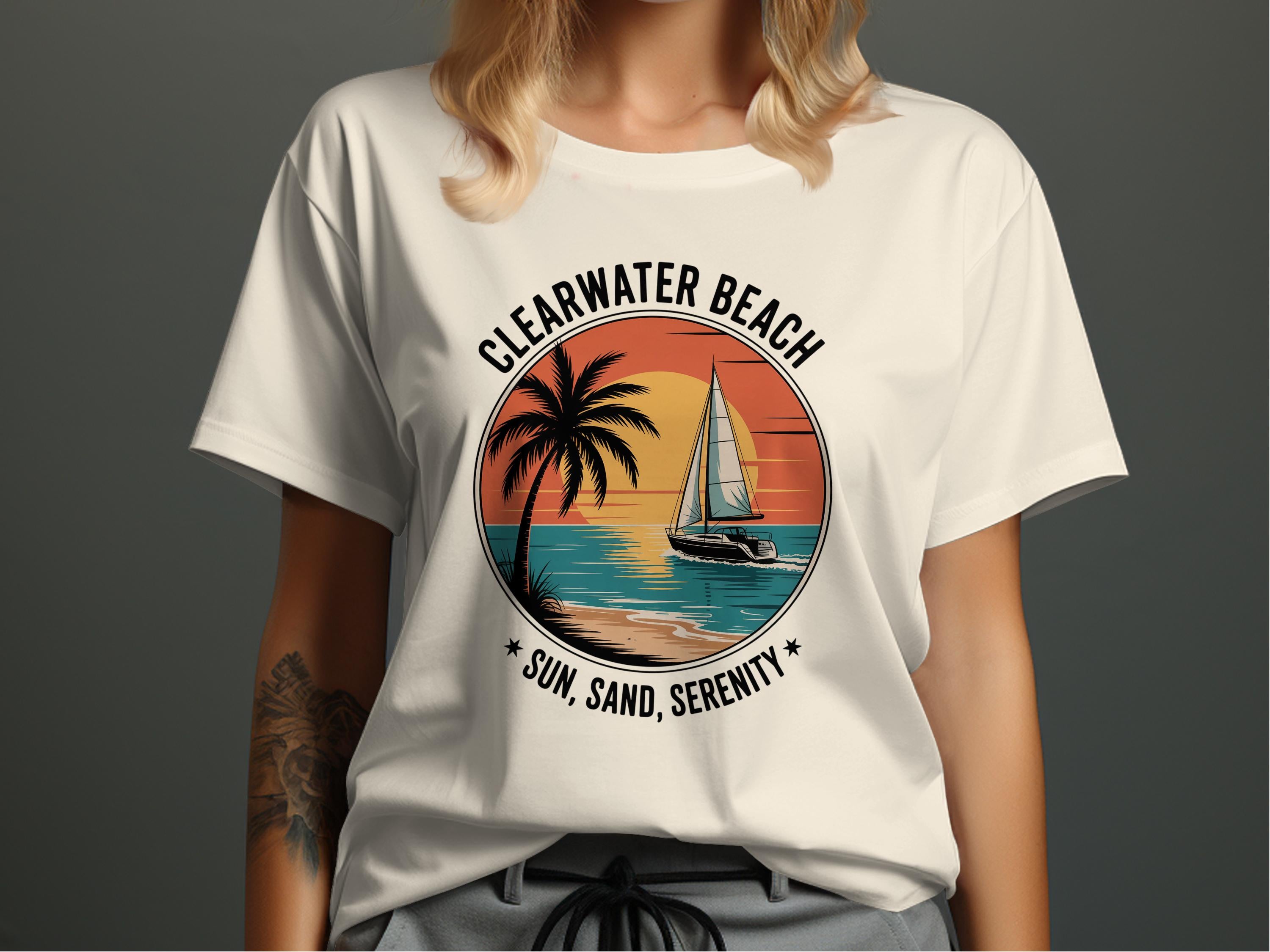 Clearwater Beach Sun Sand Serenity T-shirt product