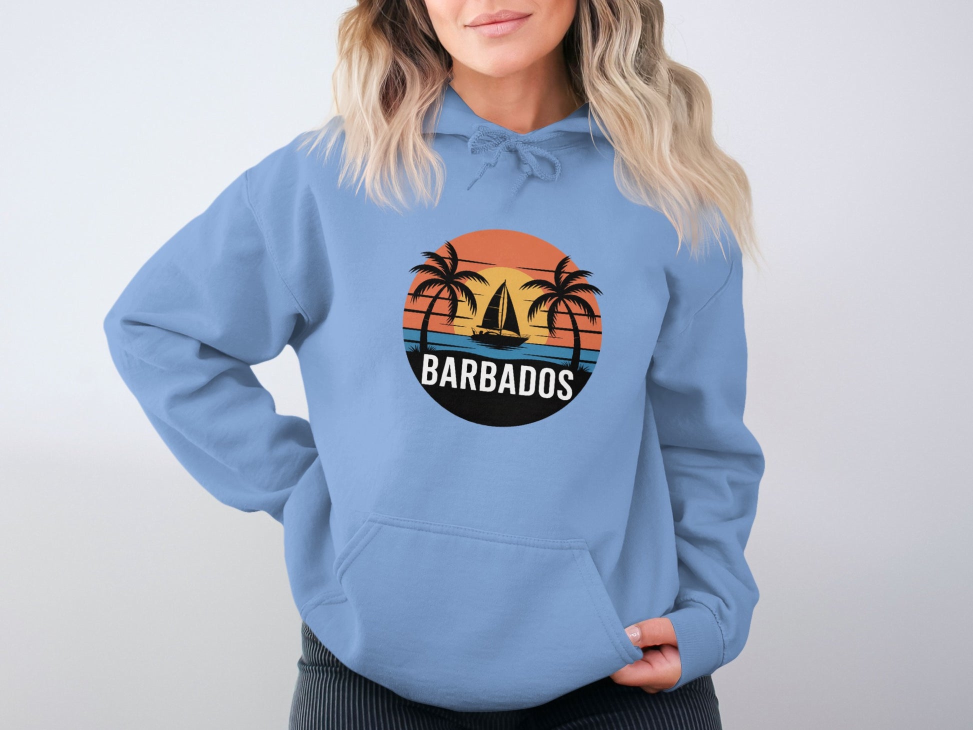 Barbados Sailboat Sunset Hoodie product type