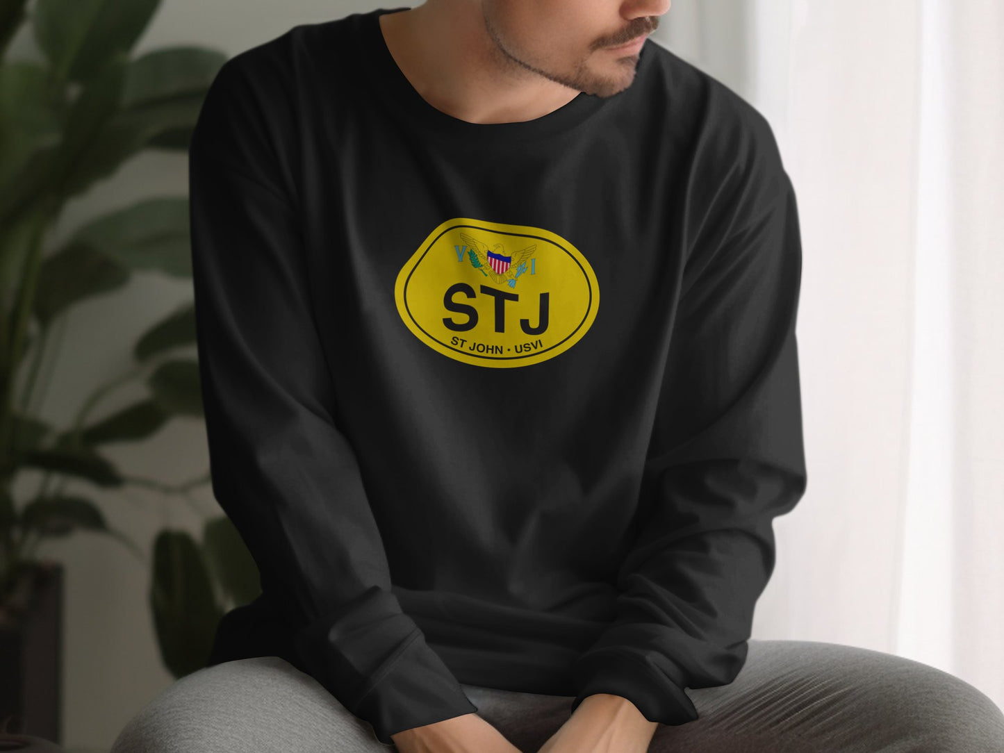 St John Festival, Love City Live, St John Blues Blowout Mens Long Sleeve T-Shirt tee