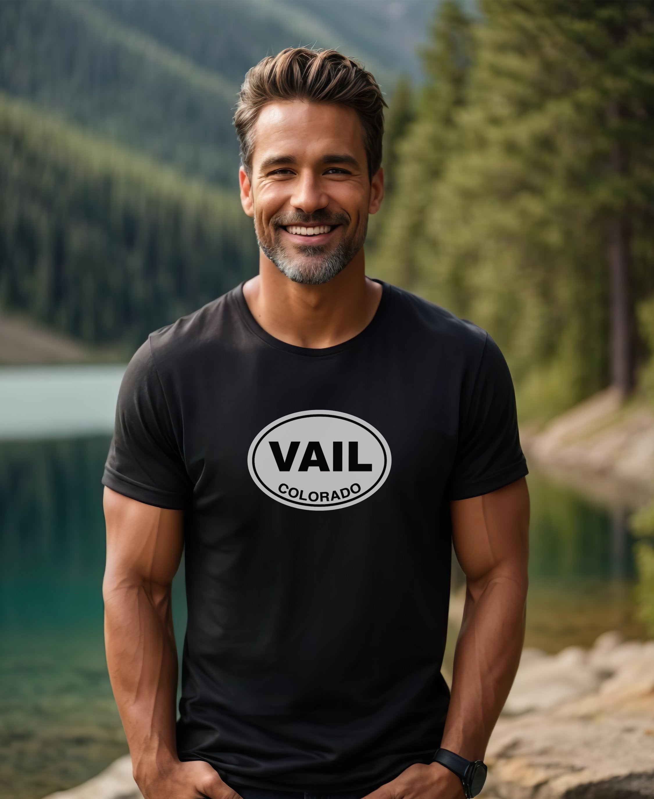 Vail Mens T-Shirt – Ready for Vail Snow Days and Mountain Concerts