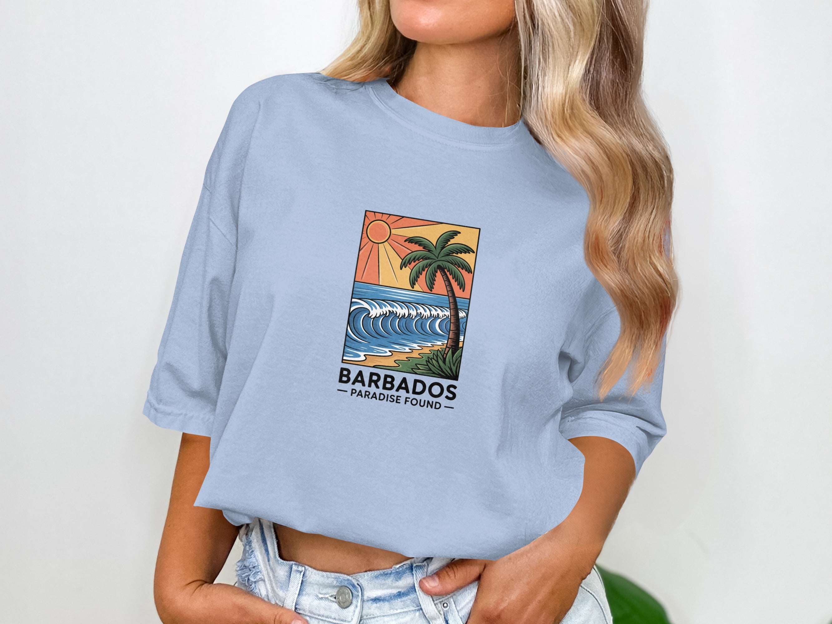 Barbados Paradise Found Graphic Print T-Shirt product type