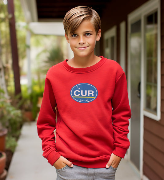 Classic Red CUR Sweatshirt for Kids product type