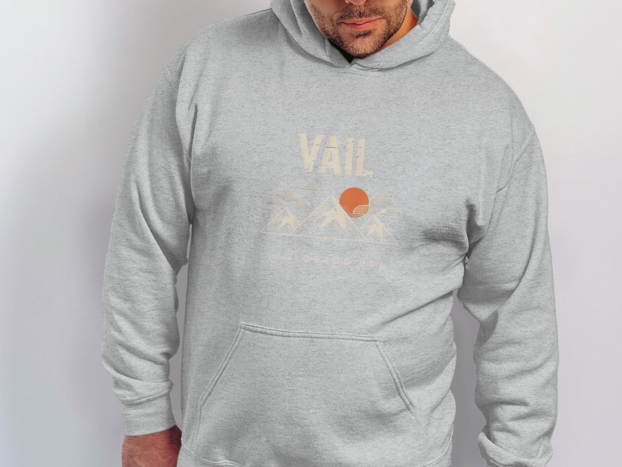 Vail Colorado Sun and Mountains Design Hoodie product