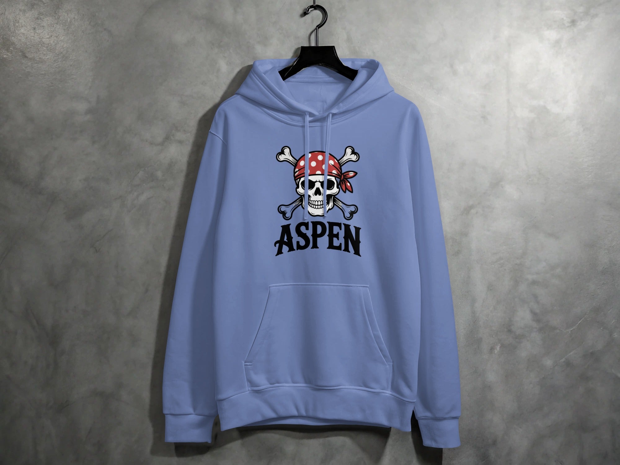 Pirate Skull Aspen Graphic Men's Hoodie product
