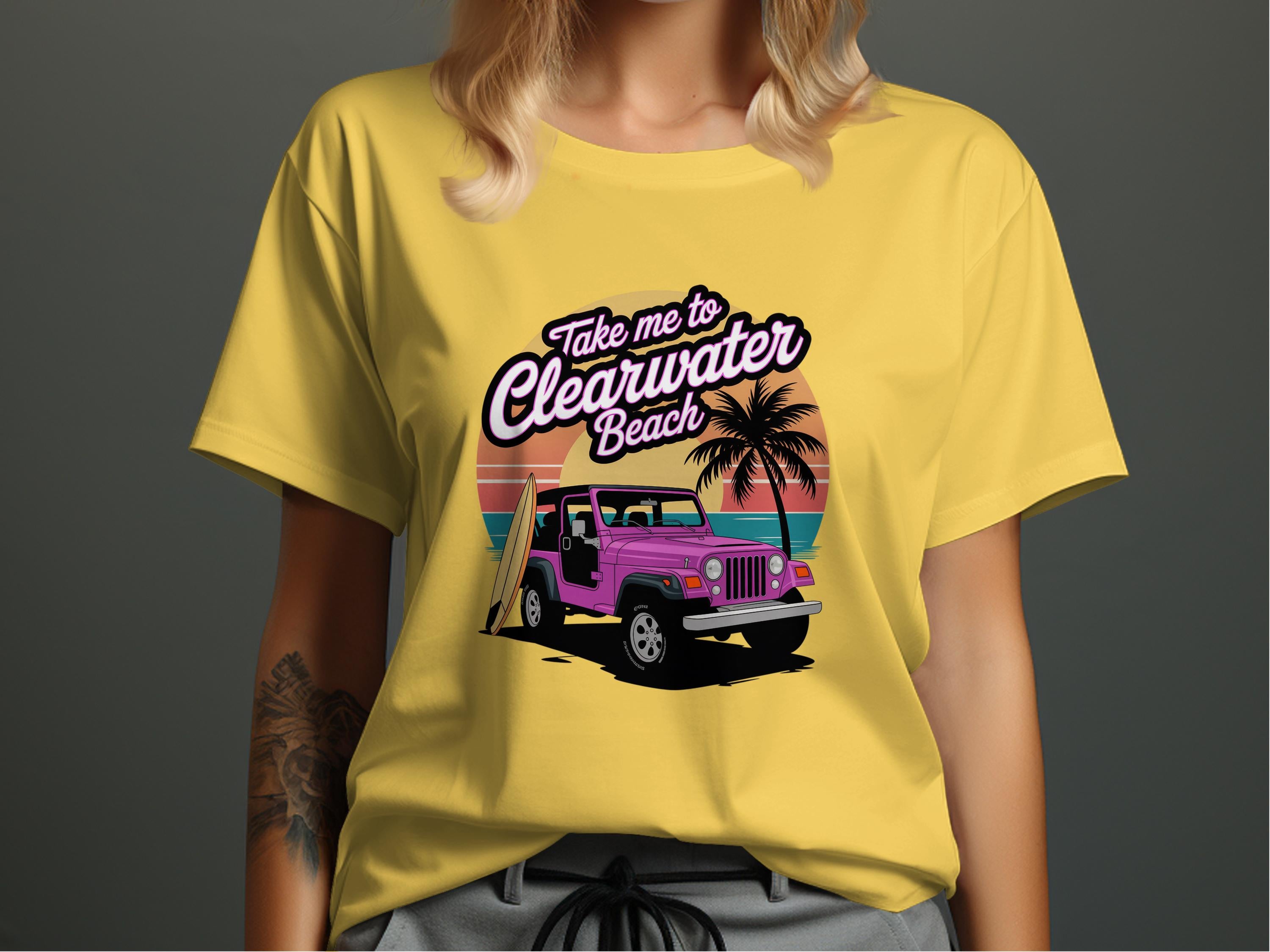Take me to Clearwater Beach Graphic Tee Shirt product