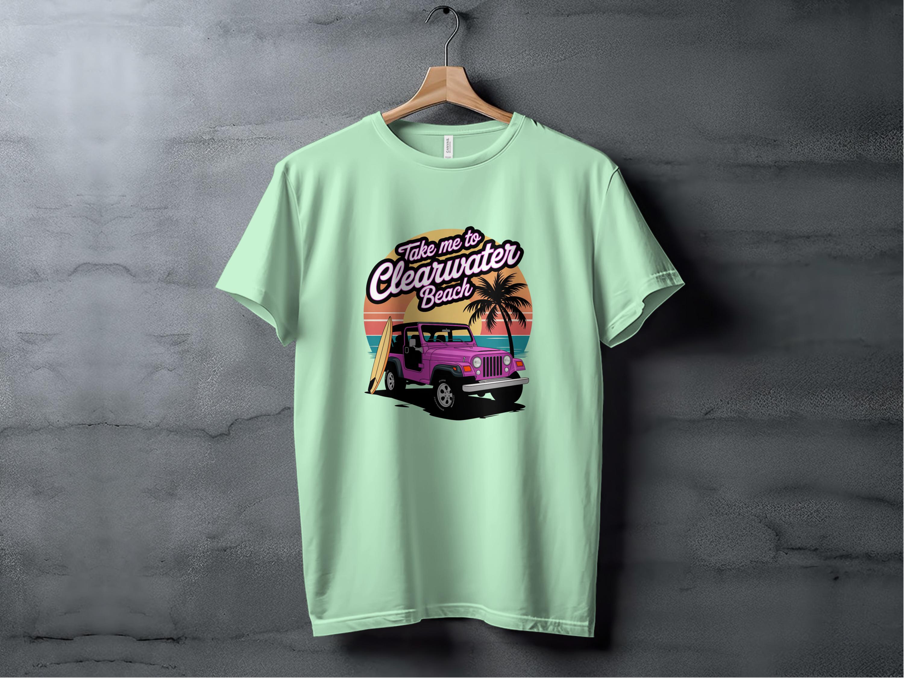 Take Me to Clearwater Beach Graphic T-shirt product