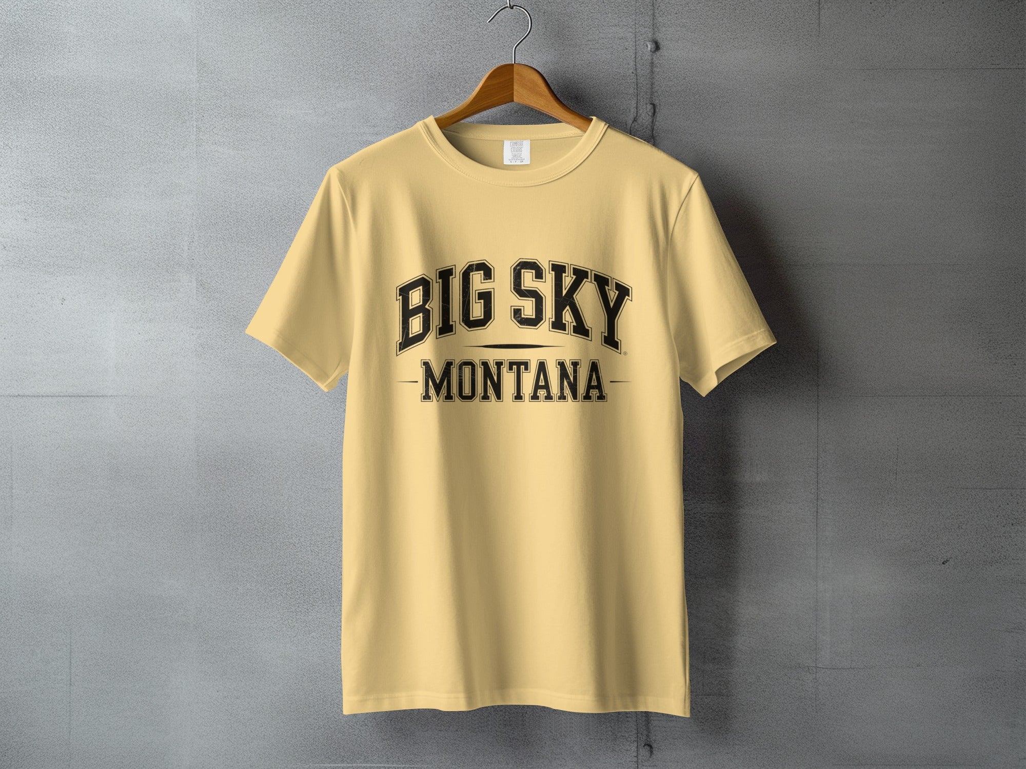 Big Sky Montana Graphic T Shirt for Casual Wear