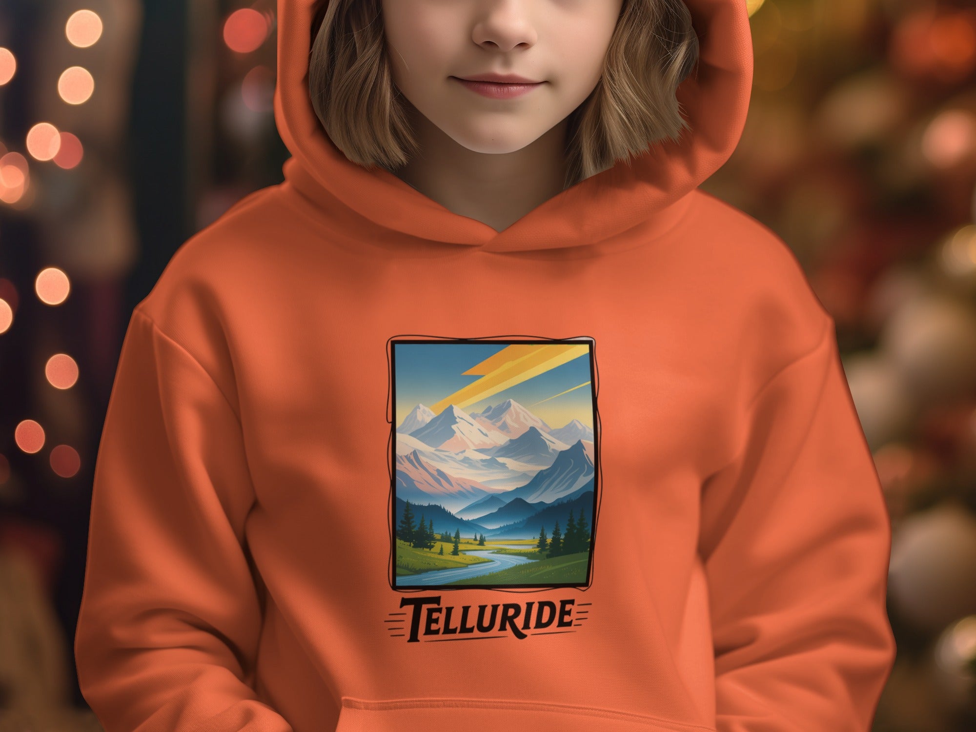 Telluride Mountain Landscape Hoodie Design