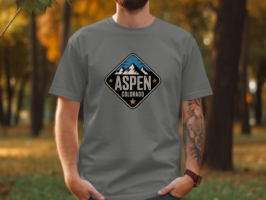 Aspen Colorado Mountains Graphic T-shirt product
