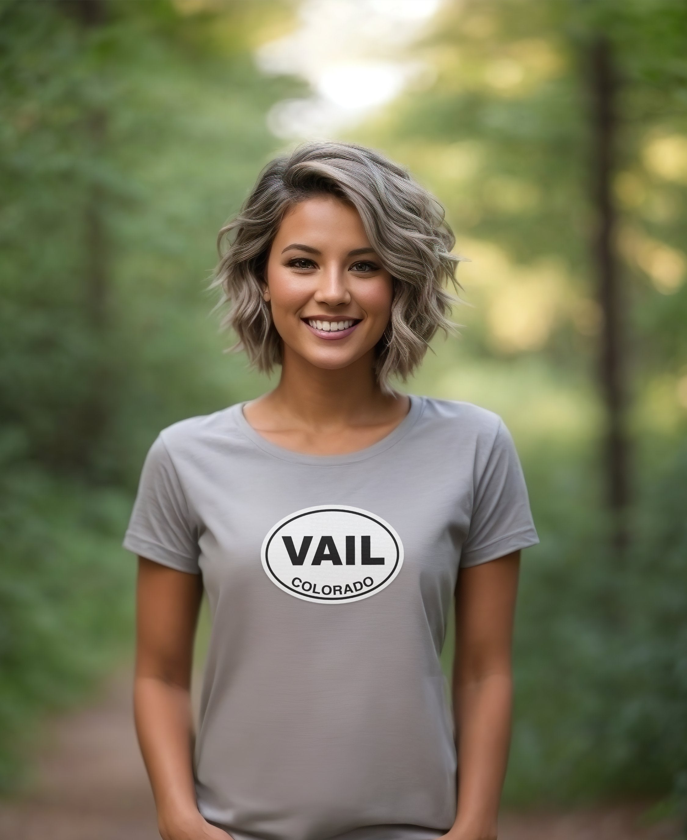 Vail ski slopes, après-ski fun, Vail Snow Days womens t-shirt