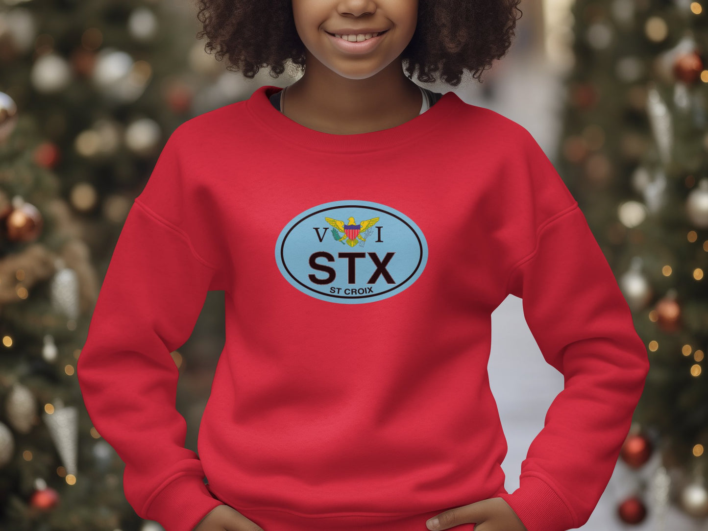 St Croix Christmas Festival, Buck Island Reef, Sandy Point National Wildlife Refuge Youth Sweatshirt