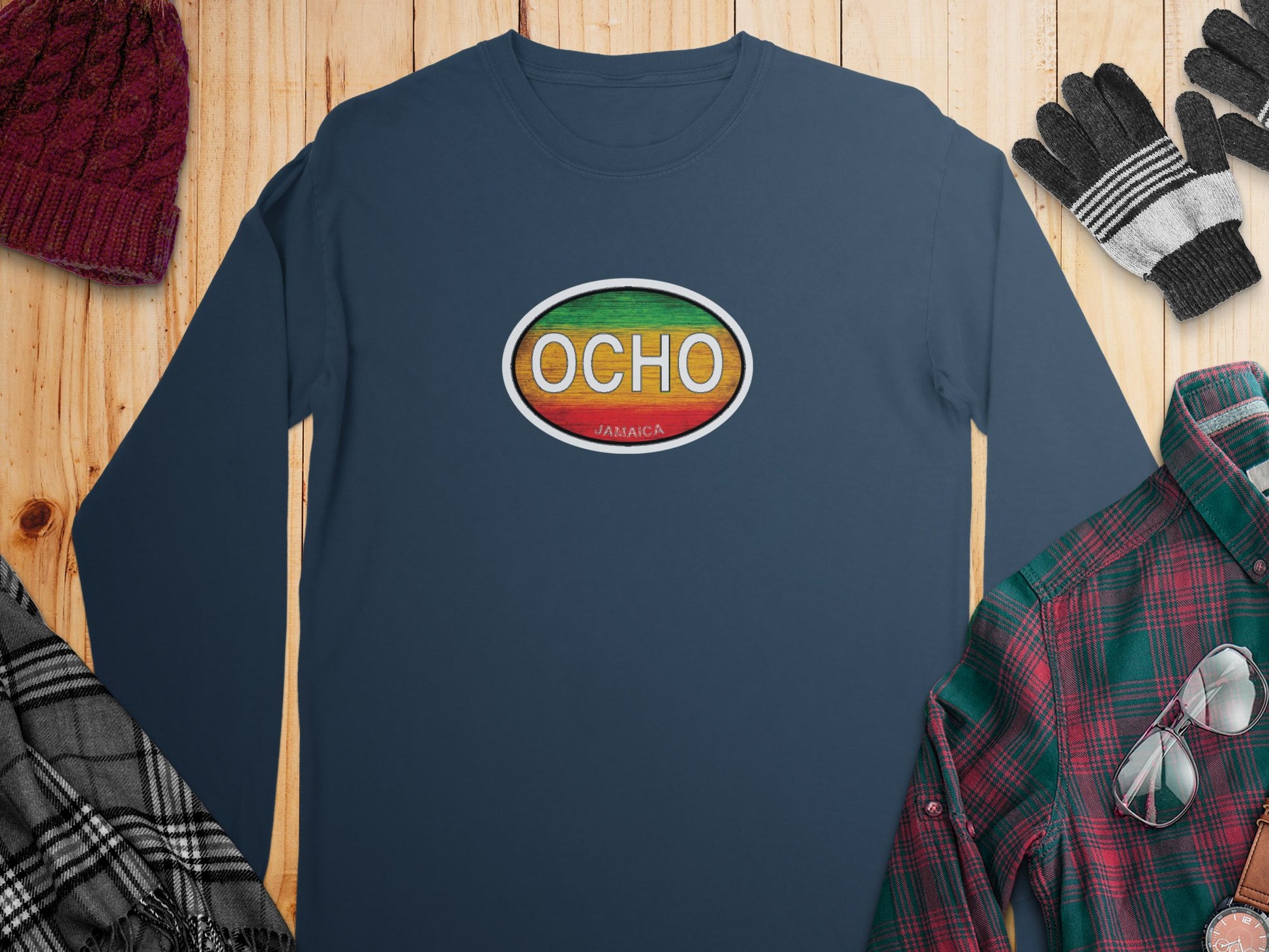 Ocho Rios Jazz Festival, Rebel Salute, Ocho Rios Seafood Festival men’s Long Sleeve T-Shirt tee