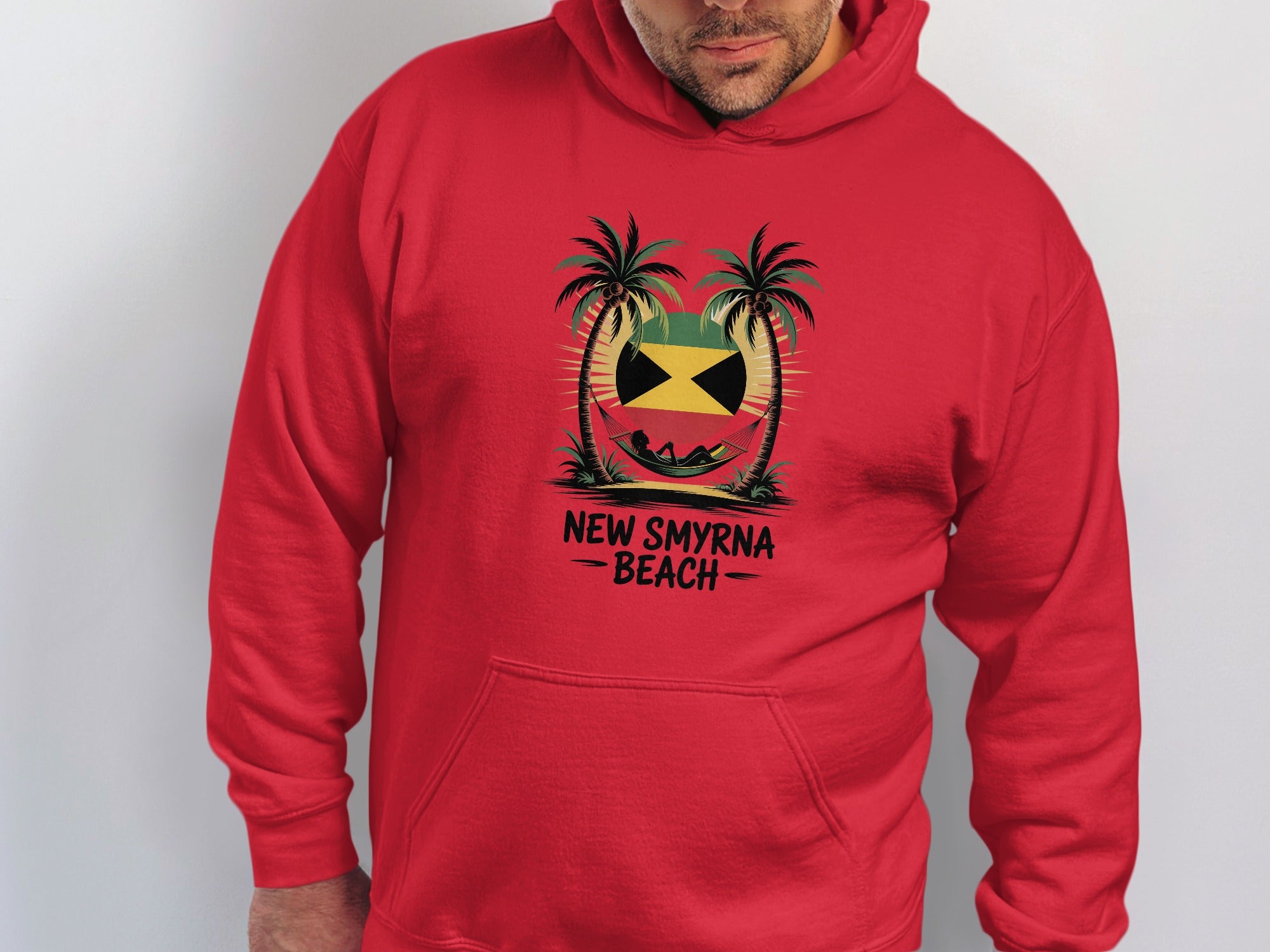 New Smyrna Beach Palm Tree Hoodie product