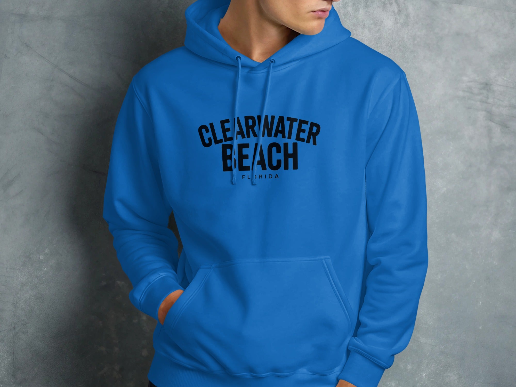Clearwater Beach Florida Blue Graphic Hoodie product