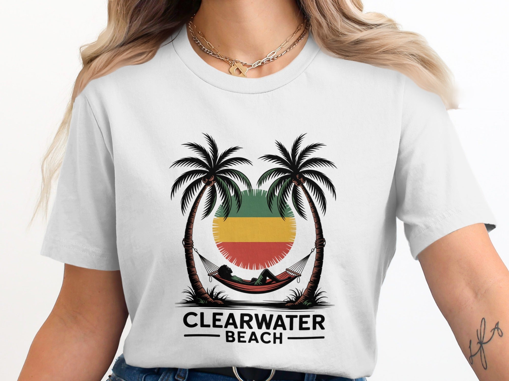 Stylish Clearwater Beach Graphic T-Shirt product