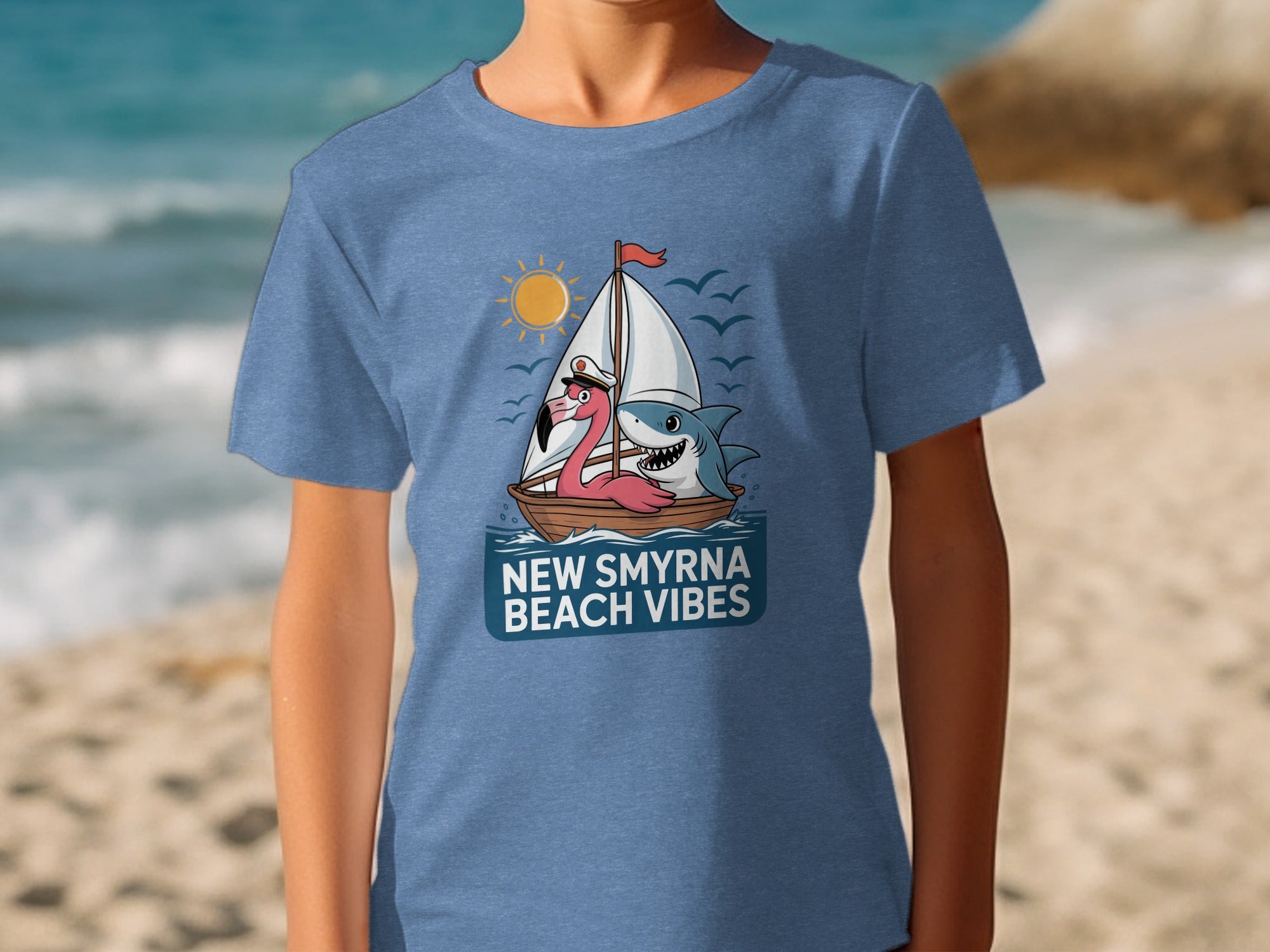New Smyrna Beach Vibes Graphic T-Shirt product