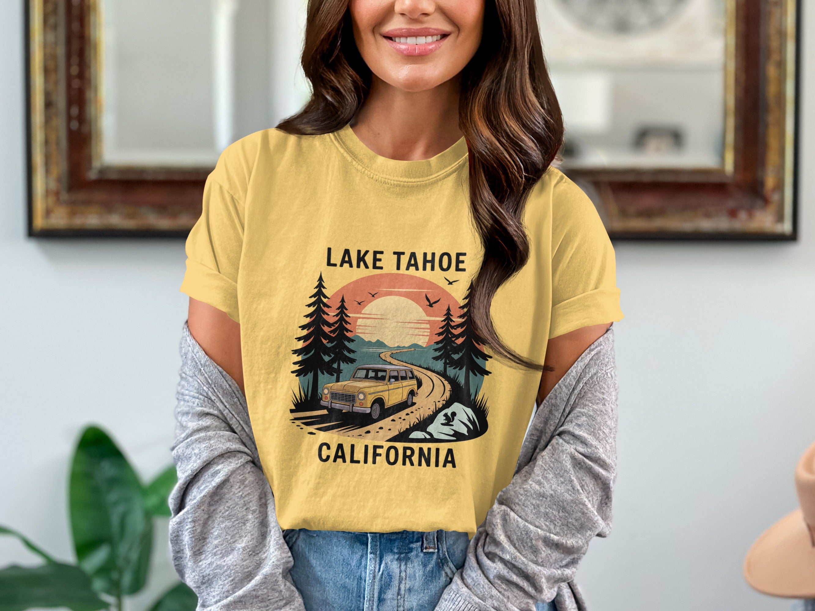 Lake Tahoe California Graphic Design T-Shirt product