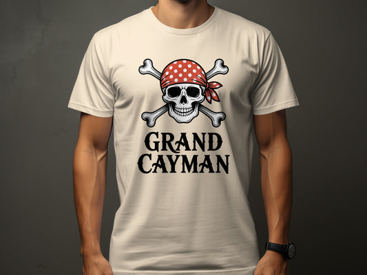 Skull and Crossbones Grand Cayman TShirt Product