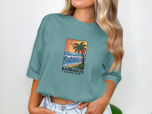 Barbados Paradise Found Graphic Print T-Shirt product type