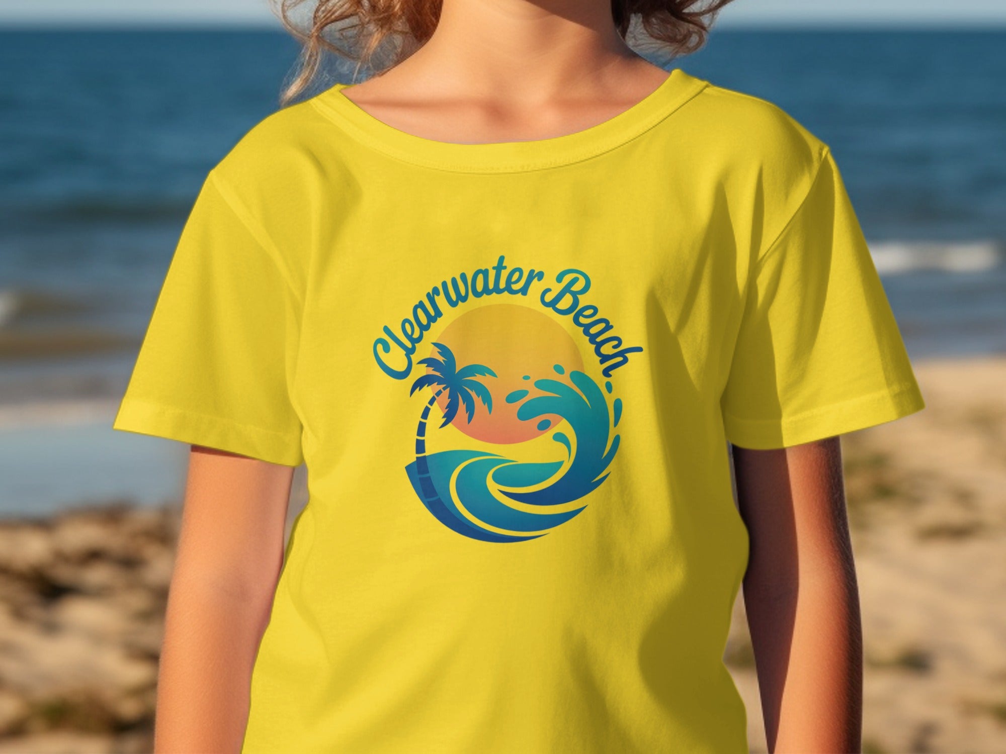 Clearwater Beach Print on Youth T-shirt product
