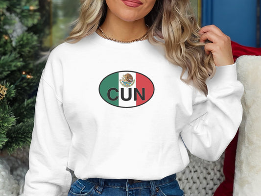 Cancun Jazz Festival, Riviera Maya Film Festival, Mexican Independence Day Celebrations womens sweatshirts