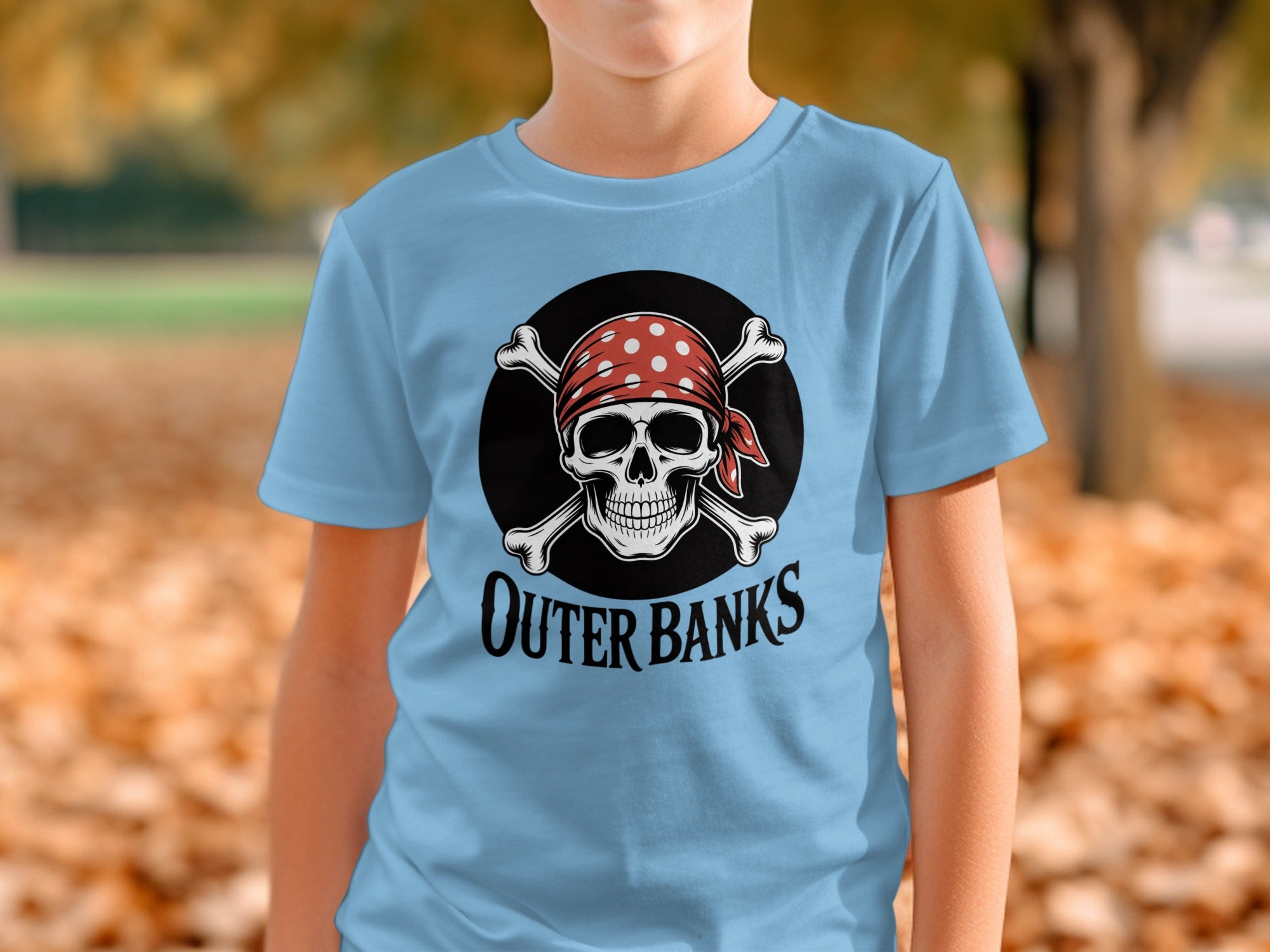 Outer Banks Skull and Crossbones Design T-Shirt product type