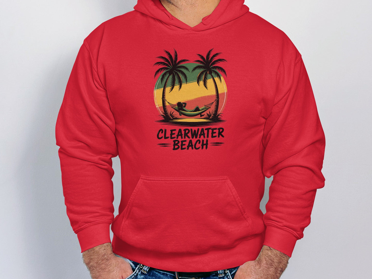 Clearwater Beach Hooded Sweatshirt Casual Wear product type