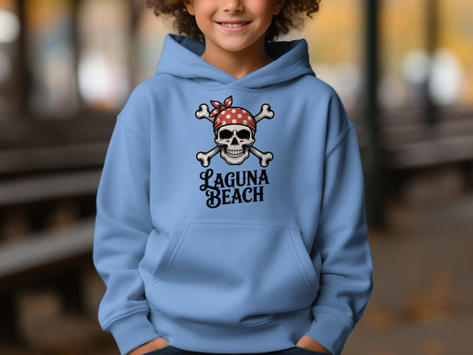 Laguna Beach Skull and Crossbones Hoodie product