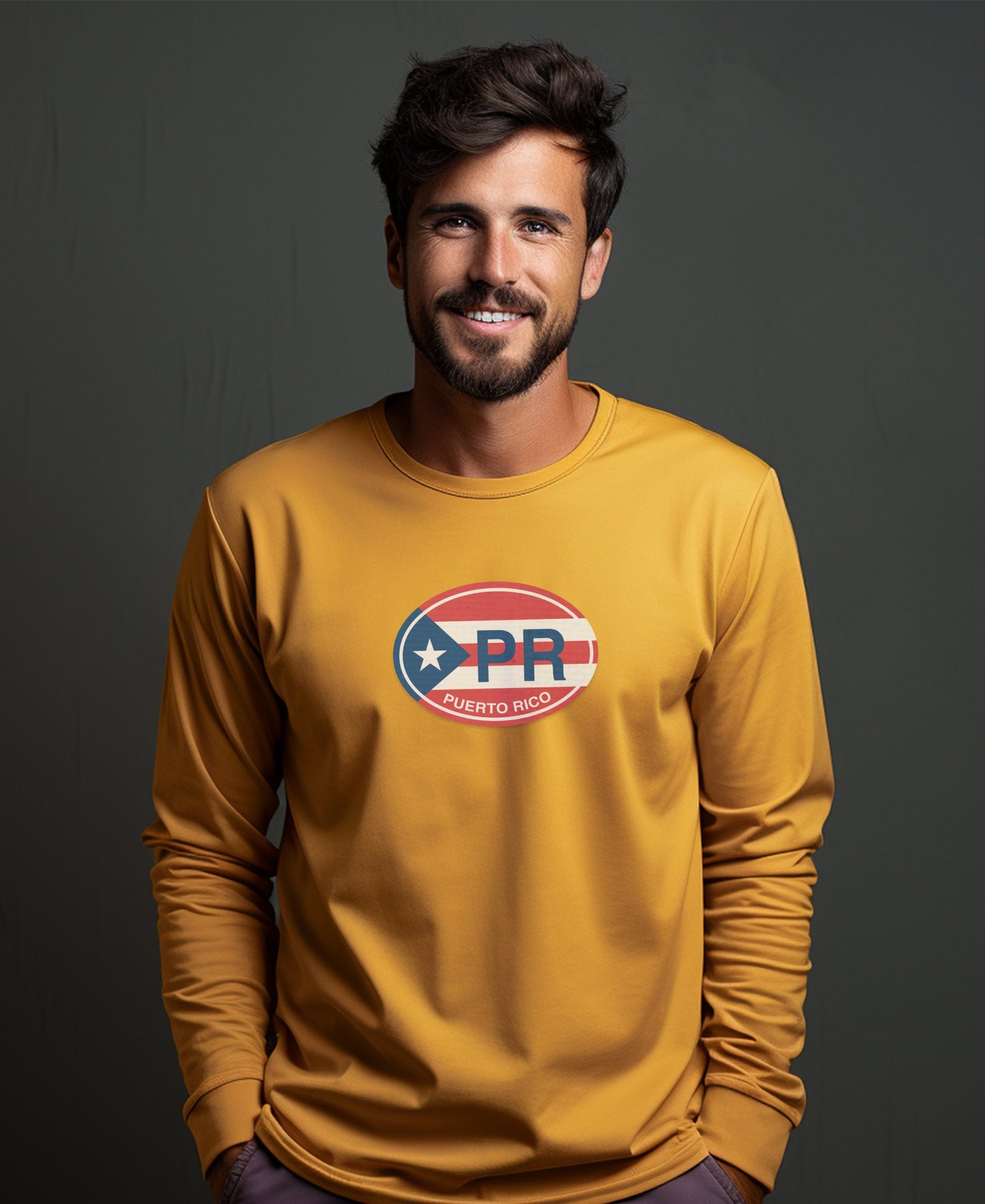 Puerto Rico San Sebastian Street Festival and Coastal Views Mens Long Sleeve T Shirt