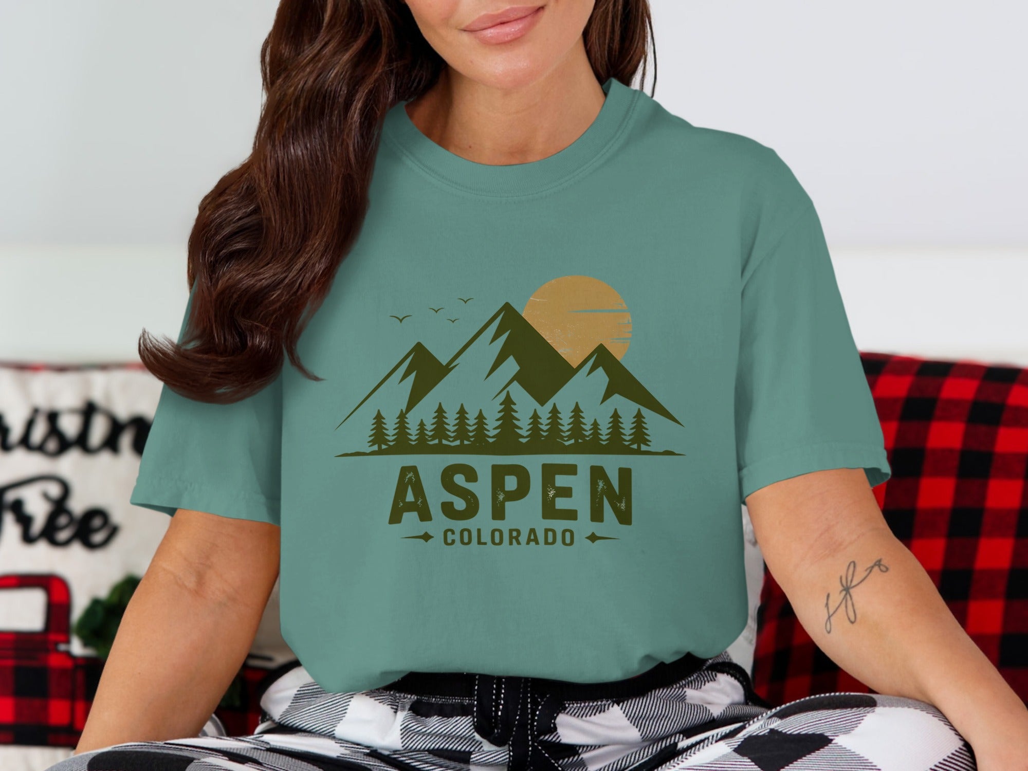 Aspen Colorado Mountain Graphic T-Shirt product