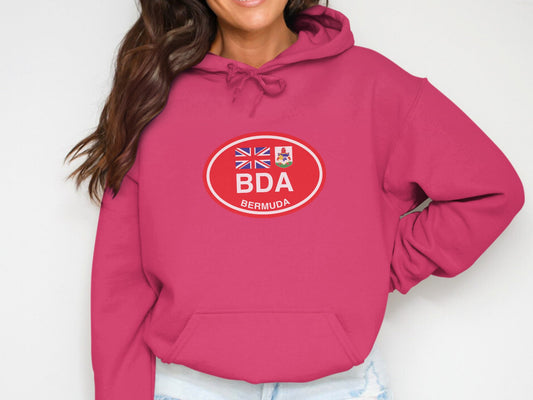 Bermuda  Oval Logo Vacation Travel Hoodie Gift Souvenir Royal 