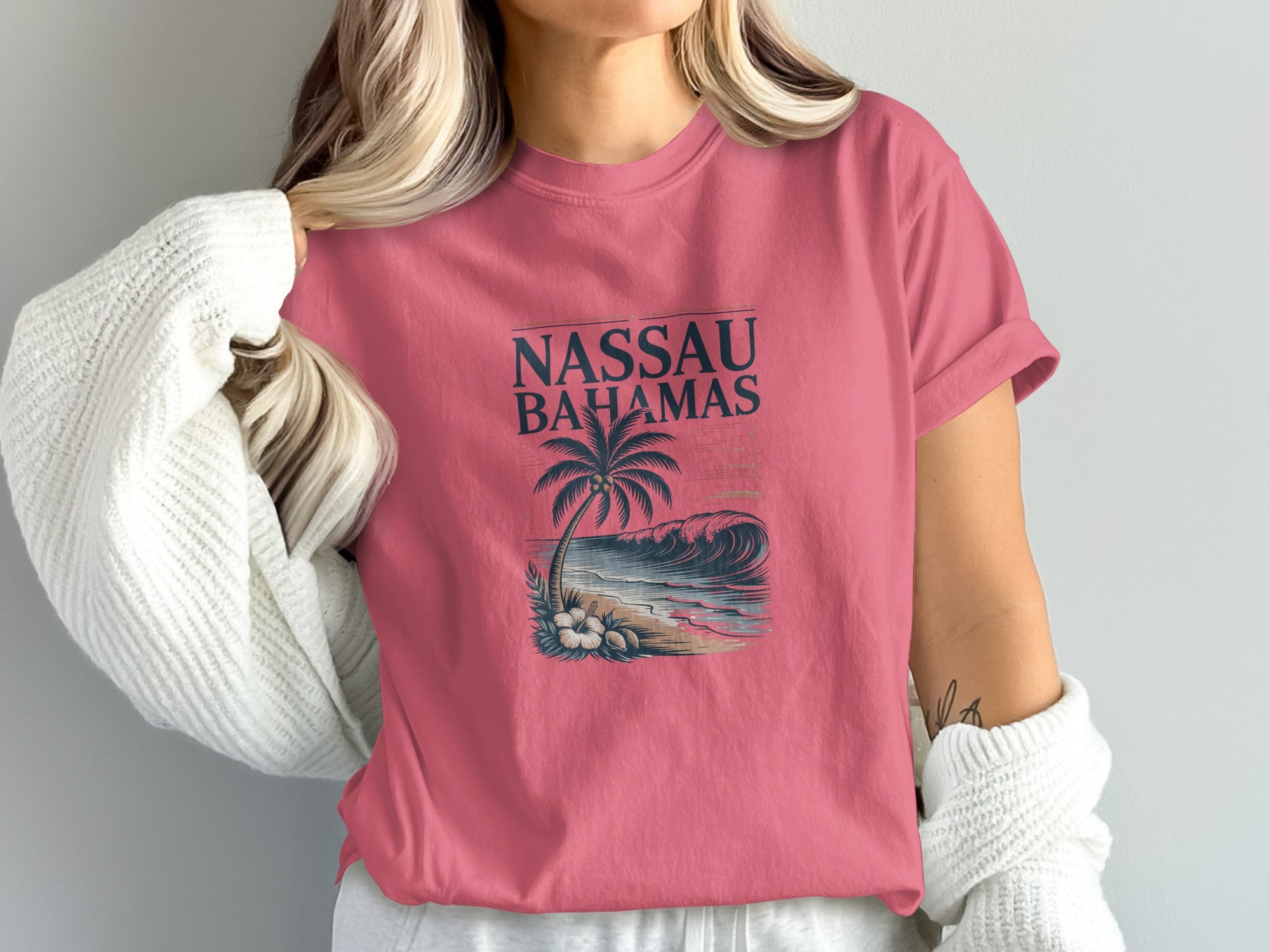 Nassau Bahamas Graphic Print Shirt product