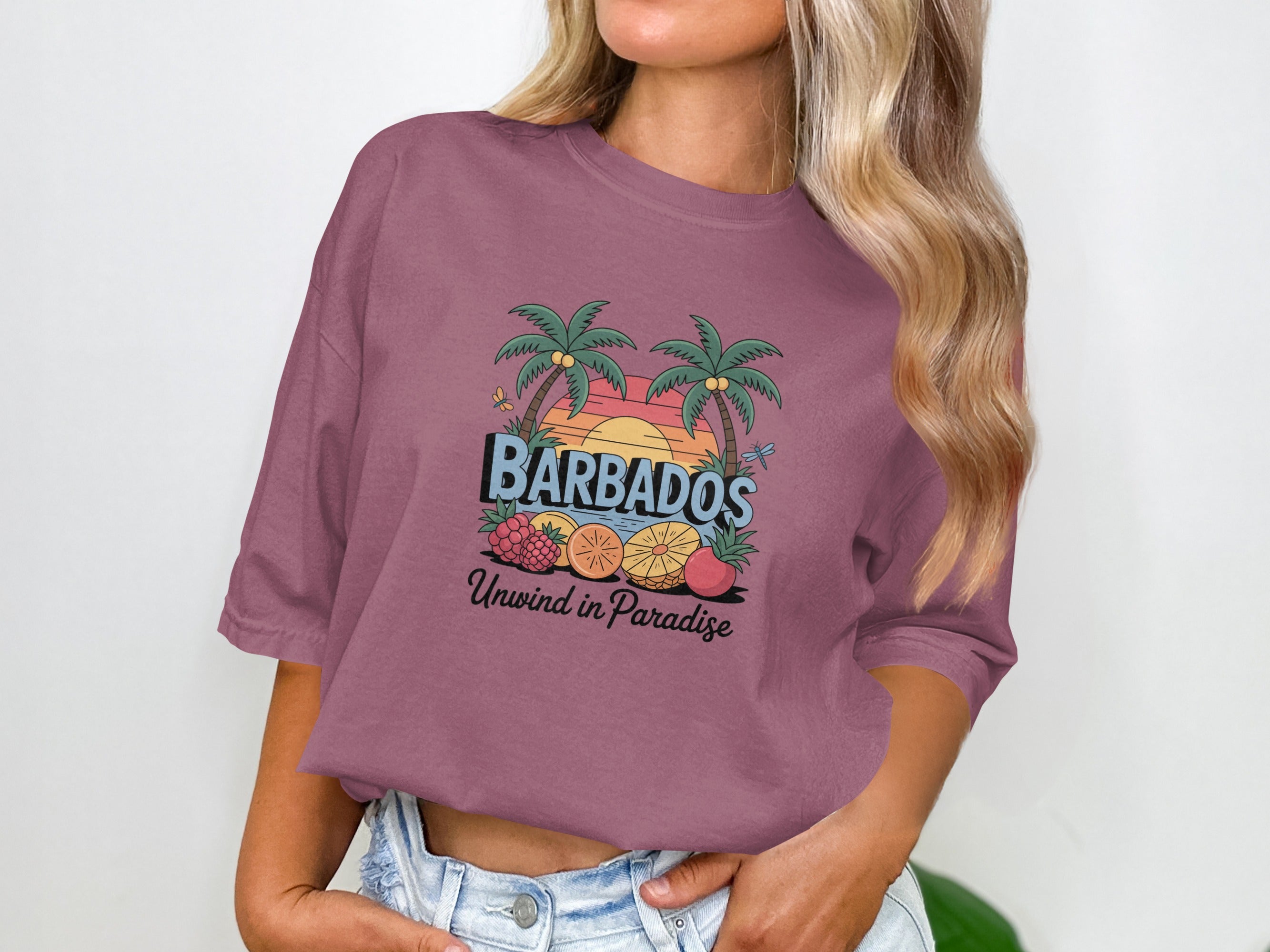 Barbados Unwind in Paradise Graphic Tee product type