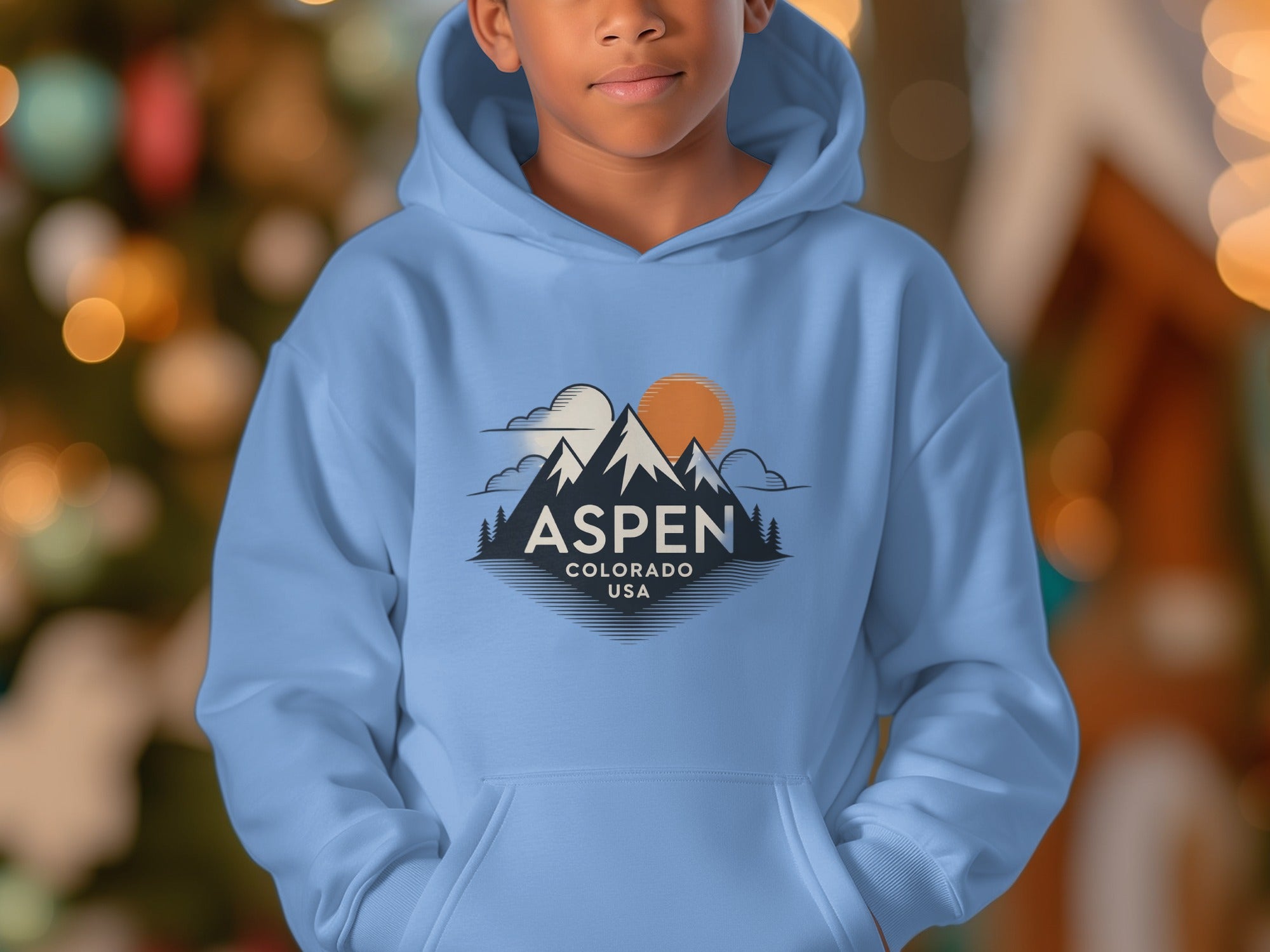 Aspen Colorado USA Mountain Hoodie Product