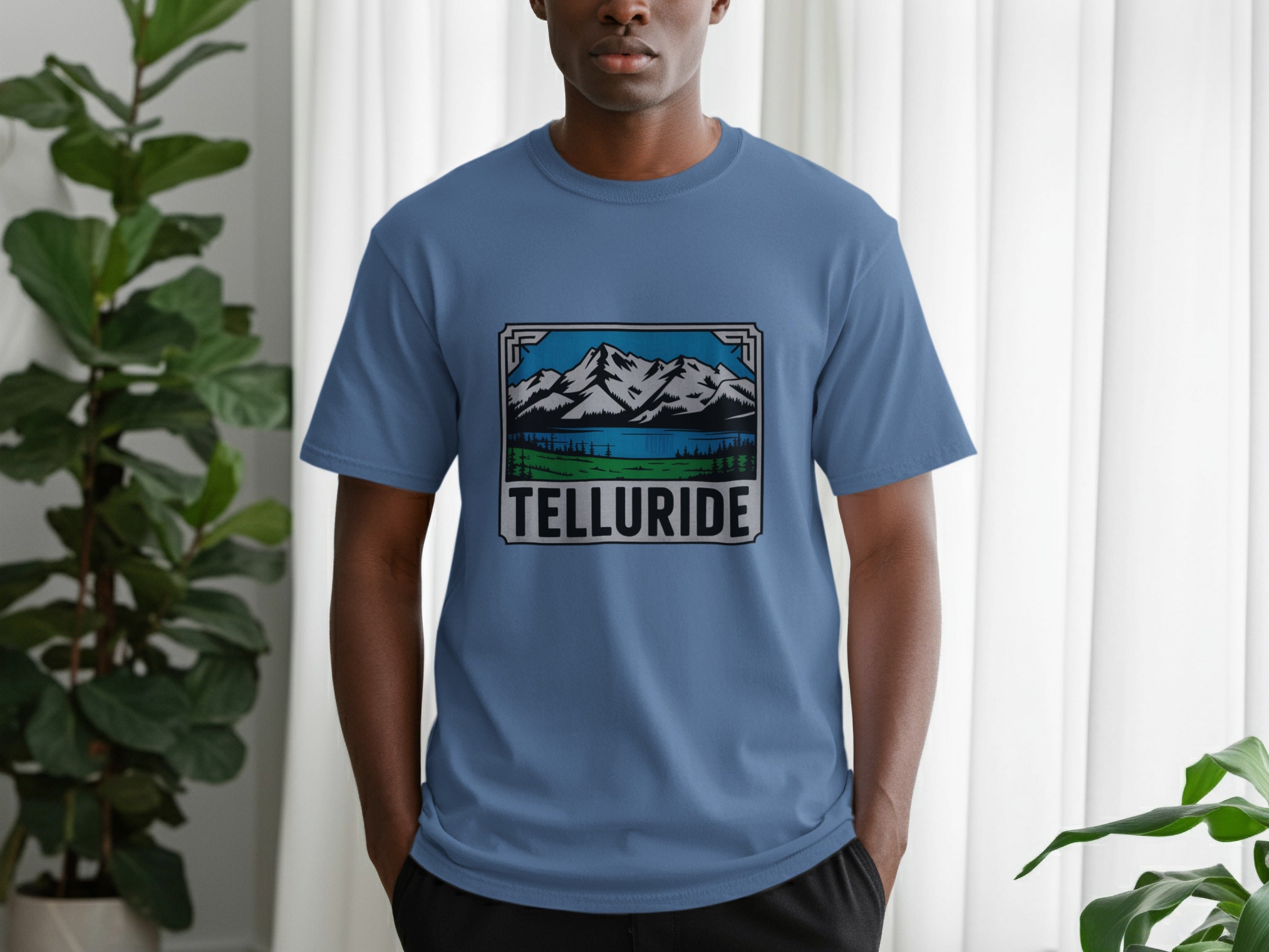 Telluride Mountain Landscape Unisex Tee