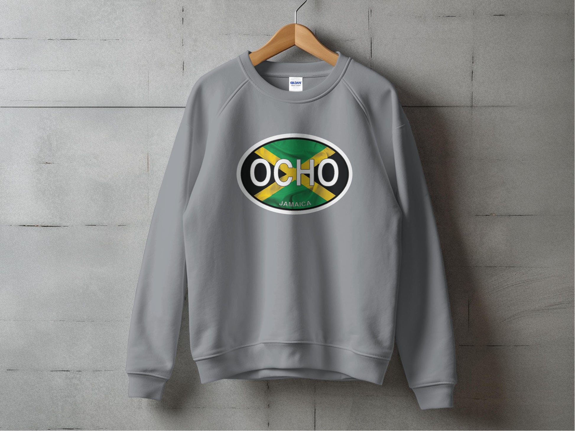 Ocho Rios Mens Sweatshirt Graphite Heather