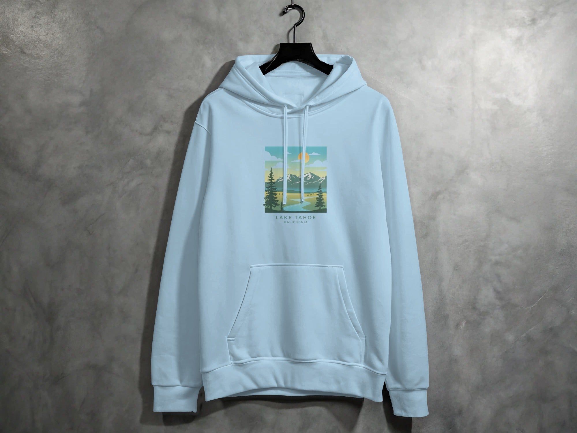 Lake Tahoe Adventure Graphic Design Hoodie