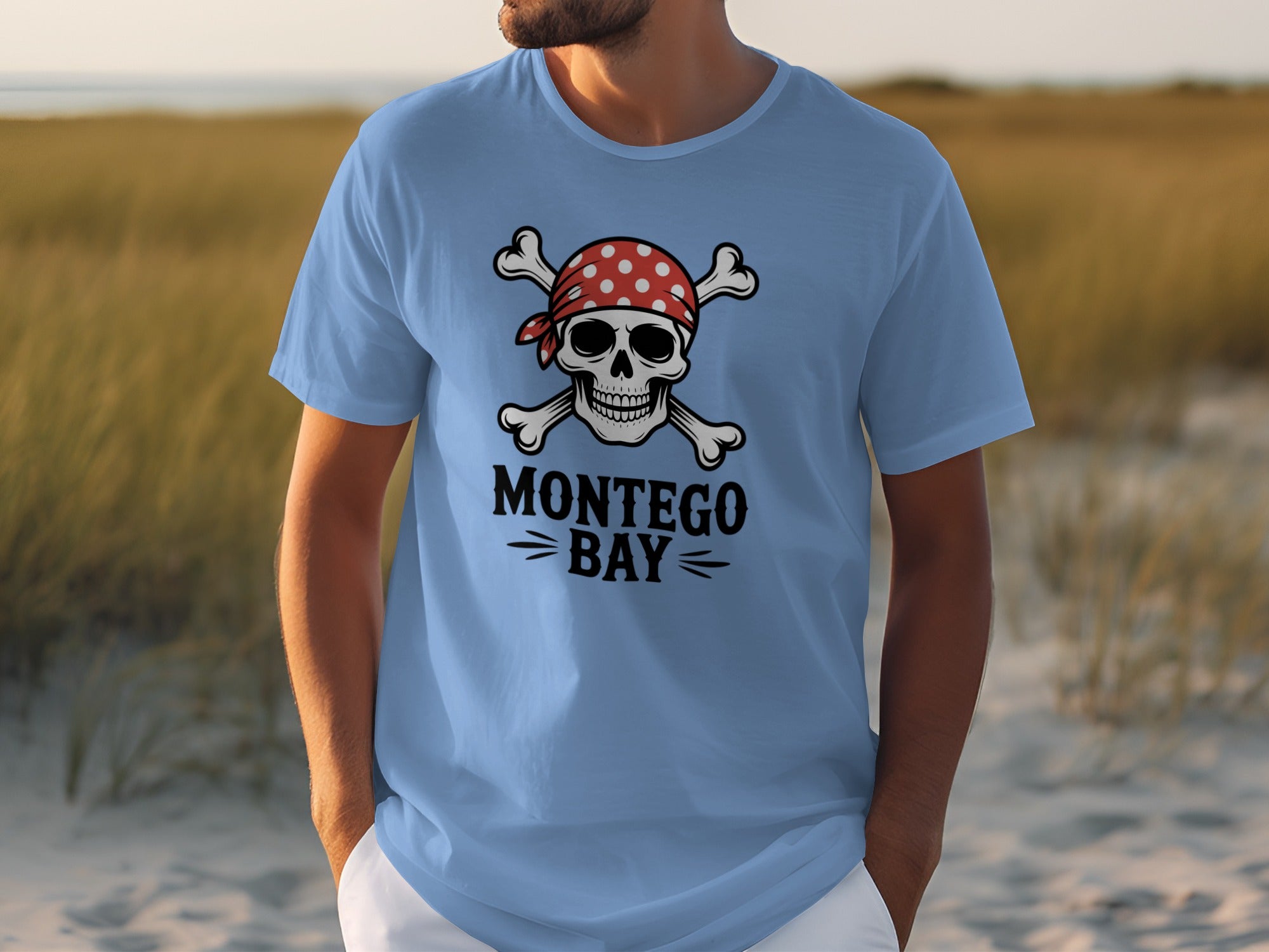 Montego Bay Pirate Skull Graphic T-shirt product type