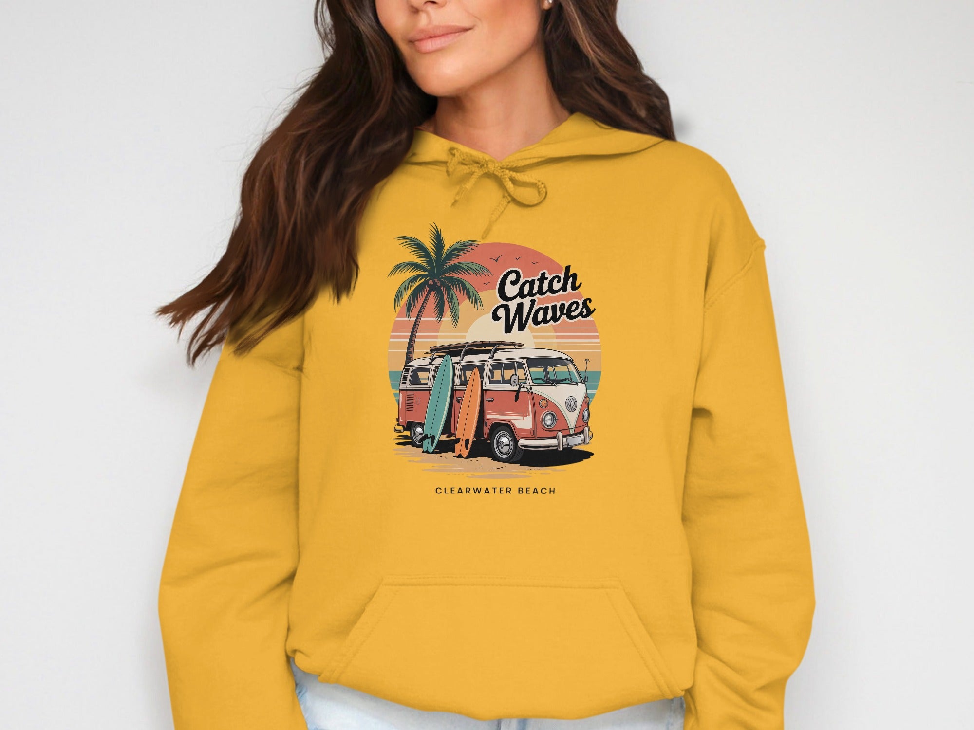 Catch Waves Clearwater Beach Hoodie product type