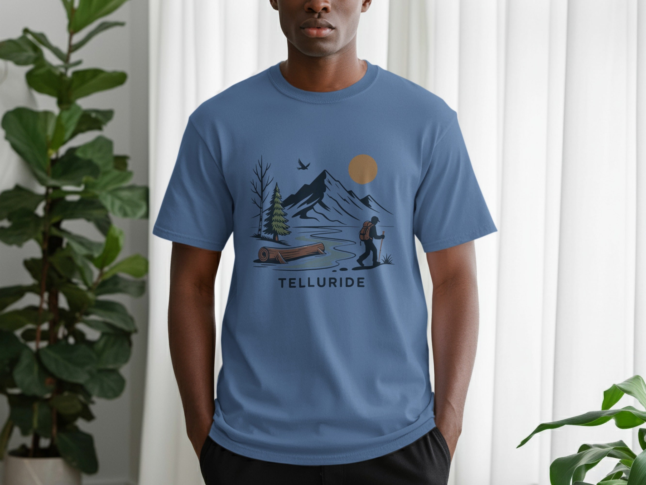 Telluride Mountain Hiking Adventure Graphic T-Shirt