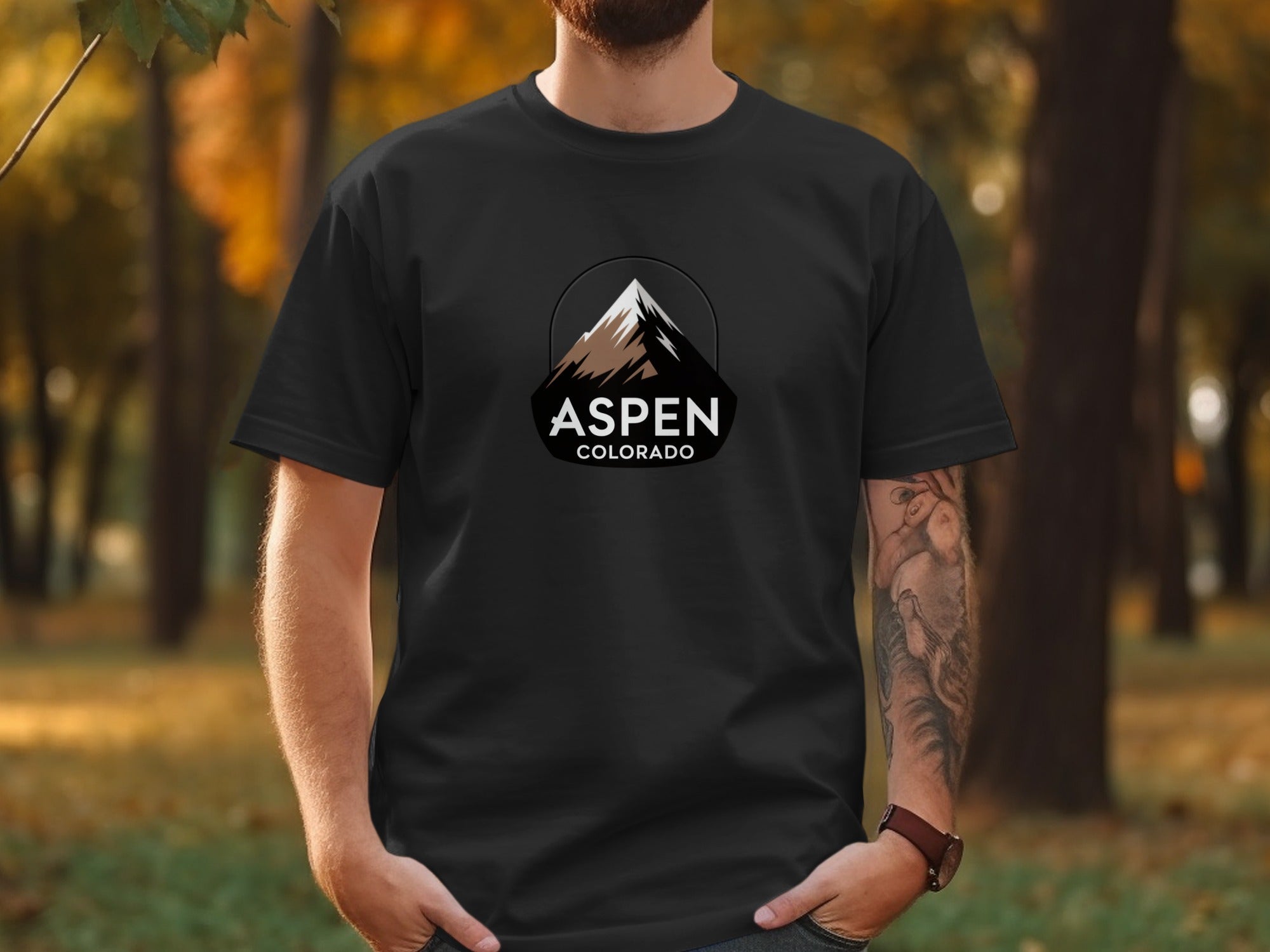 Aspen Colorado Mountain Design Graphic Tee product