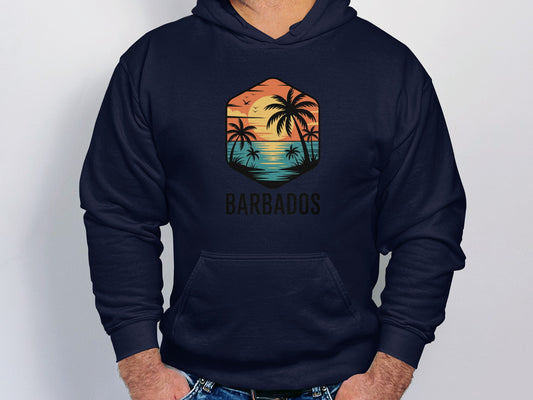 Barbados Sunset Beach Hoodie Comfortable Casual product type
