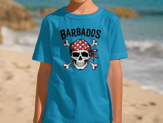 Barbados Pirate Skull and Crossbones Shirt product type