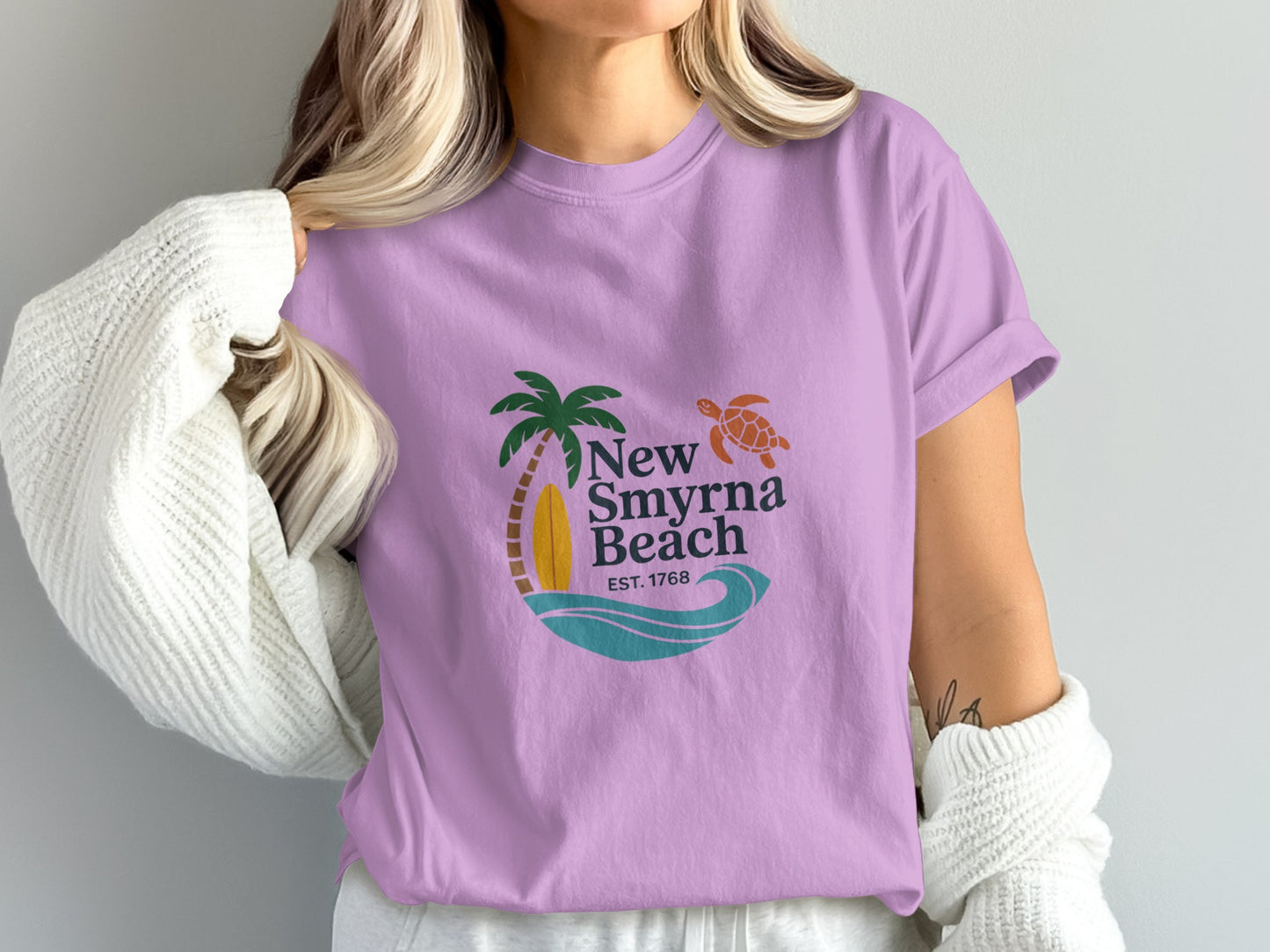 New Smyrna Beach Graphic Tee Casual Wear product type